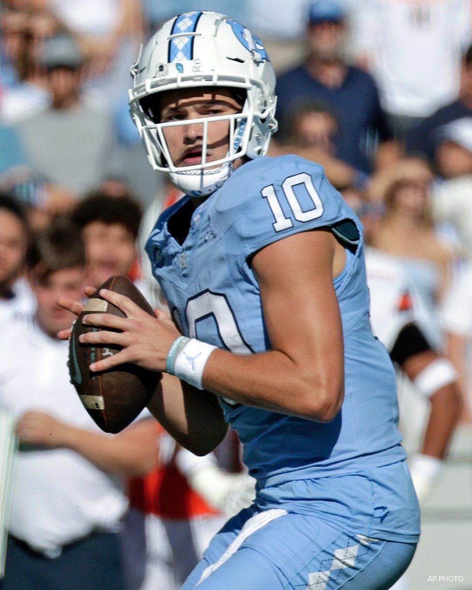 How could Drake Maye fit into the Patriots offense? @ezlazar's quarterback prospect film review: bit.ly/3vJ0SlF