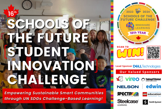 Contest Alert! #Teachers share your students #innovation projects solving at least 1 related @SDGoals to #WIN #Awesome #Tech Prizes for your school! ENTER THE 16TH SCHOOLS OF THE FUTURE CHALLENGE NOW: mindsharelearning.ca/schools-of-the… @MindShareLearn