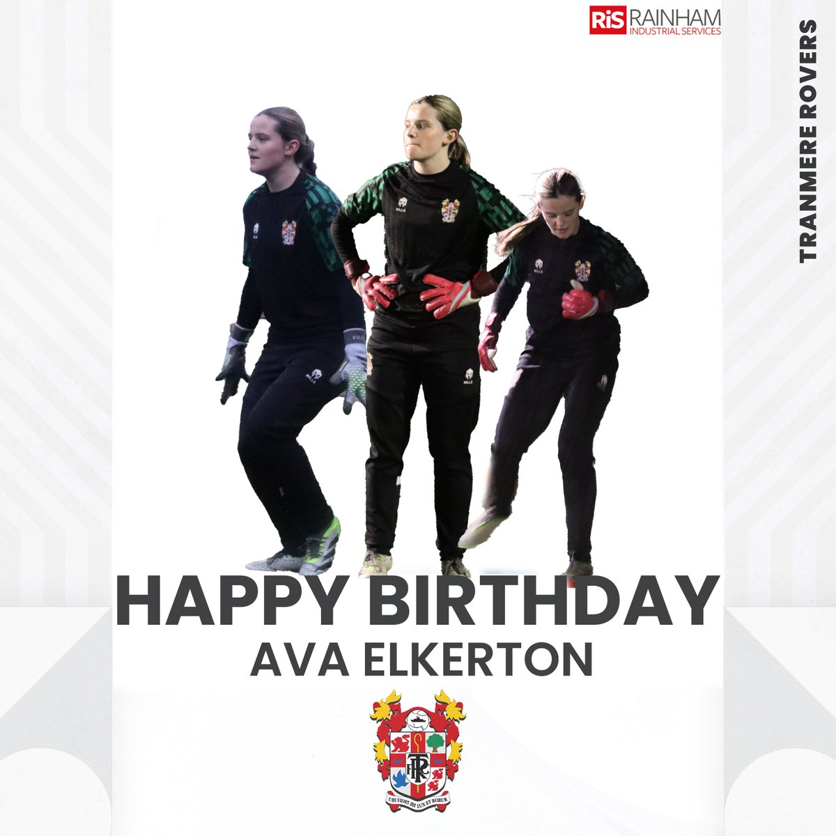 🎂 Happy Birthday to our shot stopping Goalkeeper Ava Elkerton! We hope you have a great day Ava! #TRFC #SWA