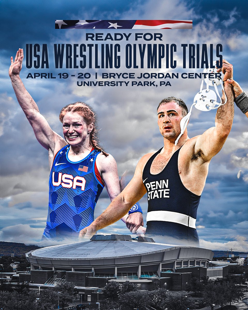 NEXT WEEKEND...BE THERE! Limited tickets remain for USA Wrestling Olympic Trials at the @JordanCenter April 19-20! All-Session Tickets: am.ticketmaster.com/pennstate/ism/… Single Session Tickets: ticketmaster.com/artist/3018328 #PSUwr