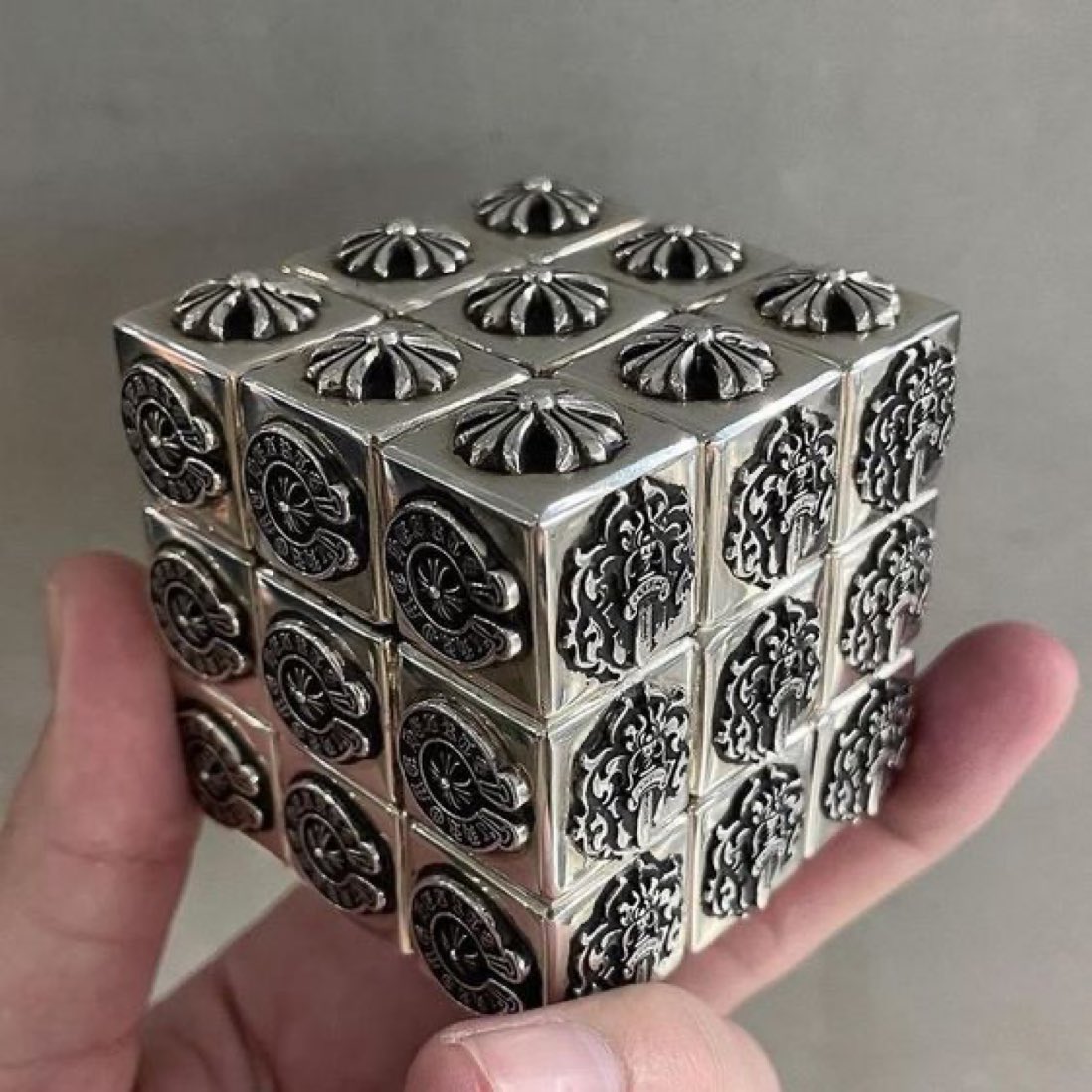 Chrome Hearts Rubik’s cube