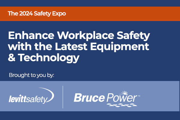 On April 11th, from 11 am to 3 pm, we will be co-hosting with @Bruce_Power The 2024 Safety Expo at their plant in Tiverton, Ontario. We are looking forward to seeing you there. #safetyexpo2024 #workplacesafety #safetyfirst