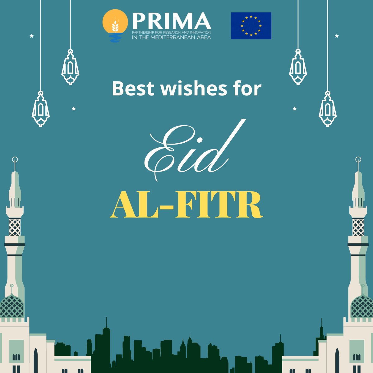 نتمنى لكم عيد فطر مبارك We wish an happy Eid Al-Fitr to all those celebrating!