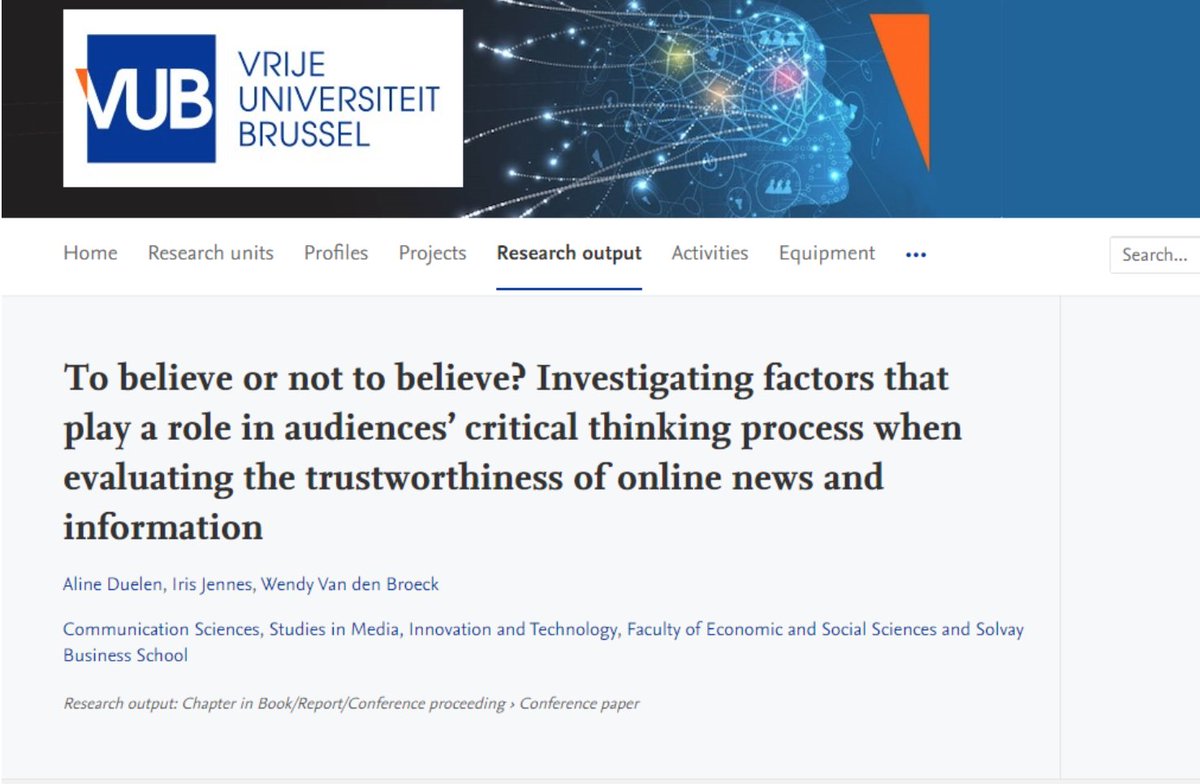🌟💡 Elevate your understanding of online information trustworthiness assessment with TITAN's latest research paper! Delve into the factors shaping audience critical thinking and gain valuable insights for navigating the digital information ecosystem: titanthinking.eu/post/new-paper…