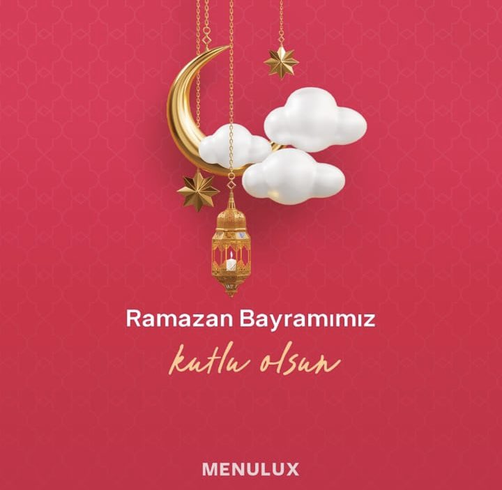 Huzura, berekete ve mutluluğa vesile olan nice güzel bayramlarda sevdiklerimizle bir arada olmak dileğiyle, Ramazan Bayramımız kutlu olsun.
#ramazan #ramadan #ramazanbayramı #bayram #menulux
