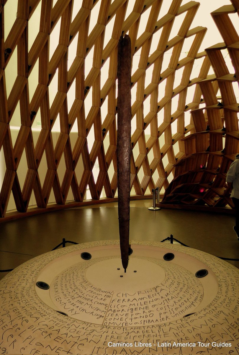 LibresCaminos's tweet image. O Museu do Amanhã, no Rio, exibe um amuleto, a #Churinga, que segundo a mitologia aborígene australiana, permite "costurar o tempo”, uma forma de compartilhar saberes, o passado e o presente, para a transformação do #futuro.

Apaixonados pela América do Sul!

#Turismo #Ecoturismo