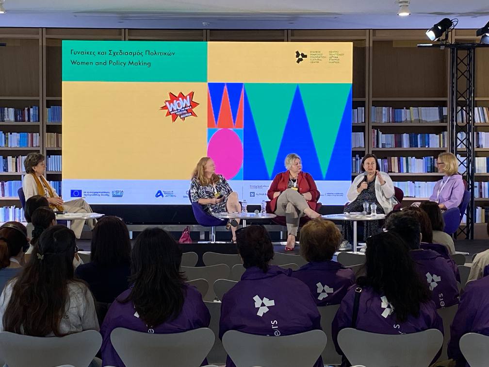 Thank you #WOWAthens and #SNFCC for the exciting and inspiring opportunity to tackle pressing issues in the struggle for gender equality!
Ambassador Gerda Vogl participated in a roundtable on “Women and Policymaking” on 7 April. 1/