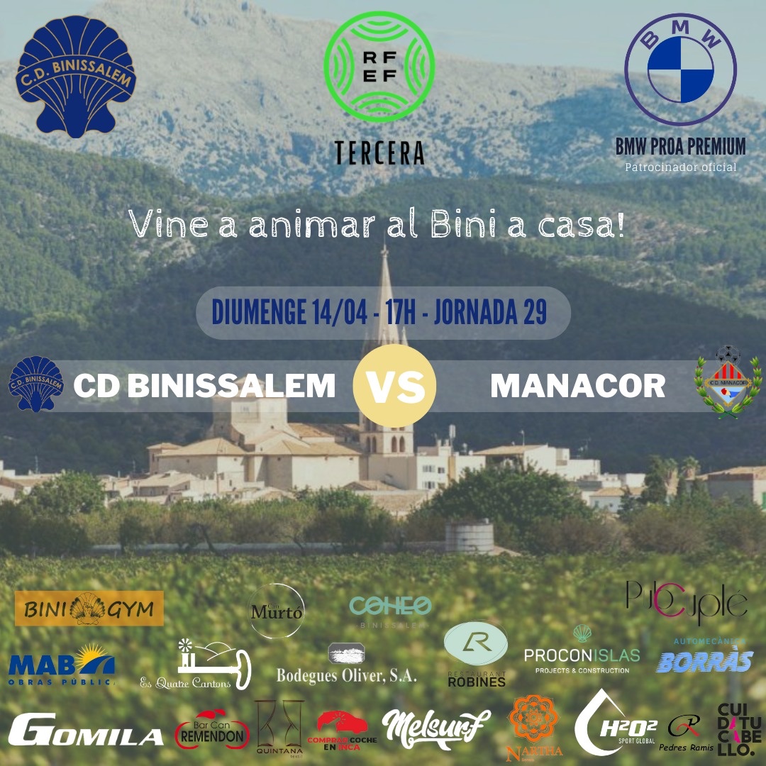 Diumenge amb el @CDBinissalem. Més que mai!!! 💪💪💙💙