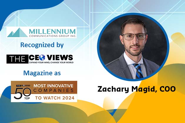 We are delighted to announce that @MillenniumCG  has been chosen as the 2024 Most Innovative Companies to watch winner. Zachary Magid, COO

Read More:theceoviews.com/millennium-com…
#aisecuritysolutions #fiberoptic #physicalsecurity #innovations