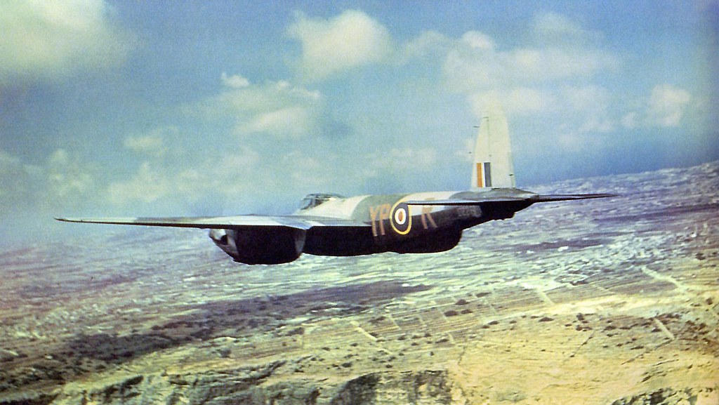 Mosquito flying over Malta. Might have put the wind up the Naazi tyranny if they had sent a few to Malta under the siege. Faster rate of climb that the Spitifre Mk5.