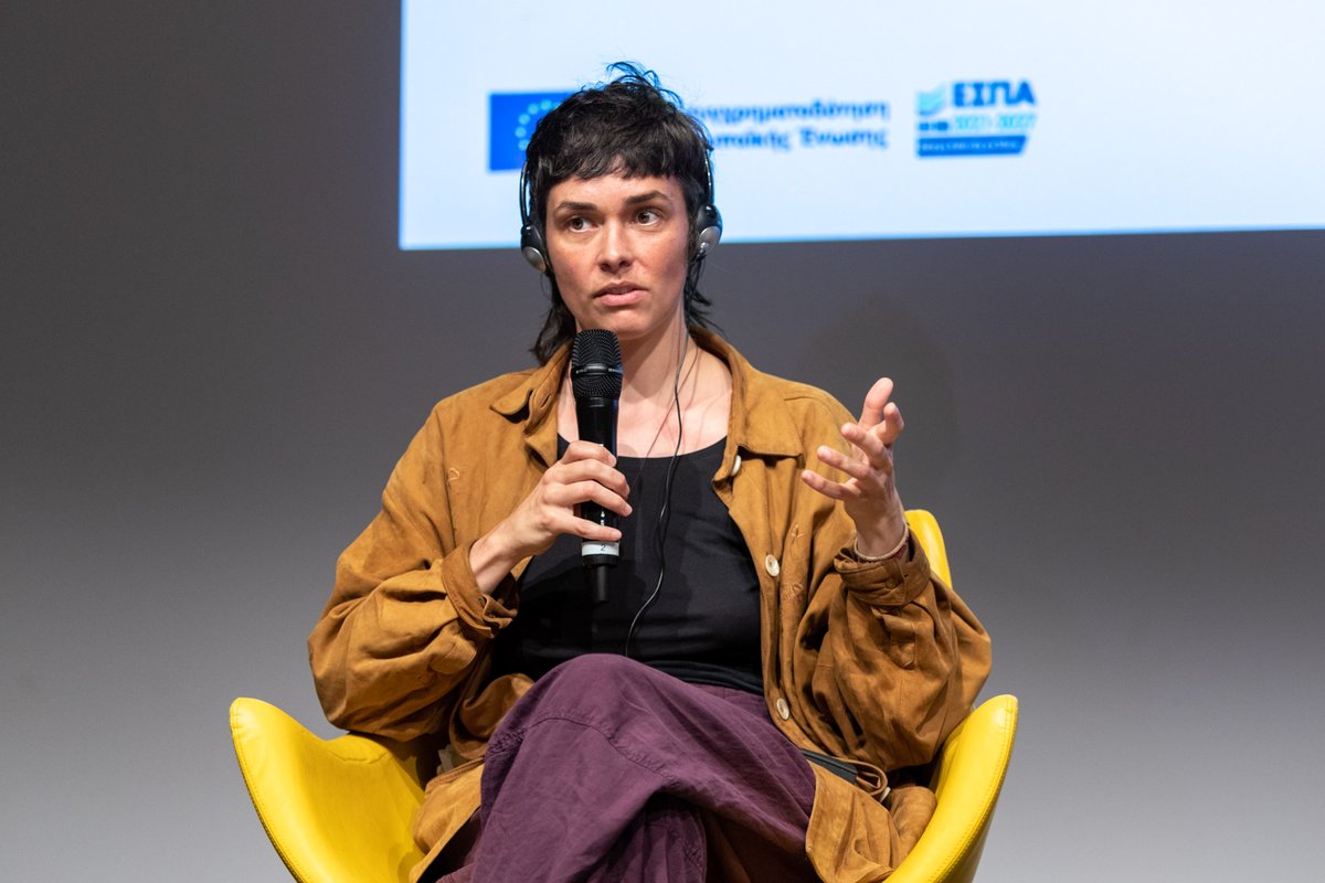 On the same day, the Austrian architect and midwife Anka Dür – part of the 🇦🇹 MFA Calliope Join.the.dots (calliope.at) – initiative – enriched the panel discussions  on “Gender and the City” and “The pains of Motherhood”.
#SNFCC #WOWAthens #Calliopejointhedots 2/