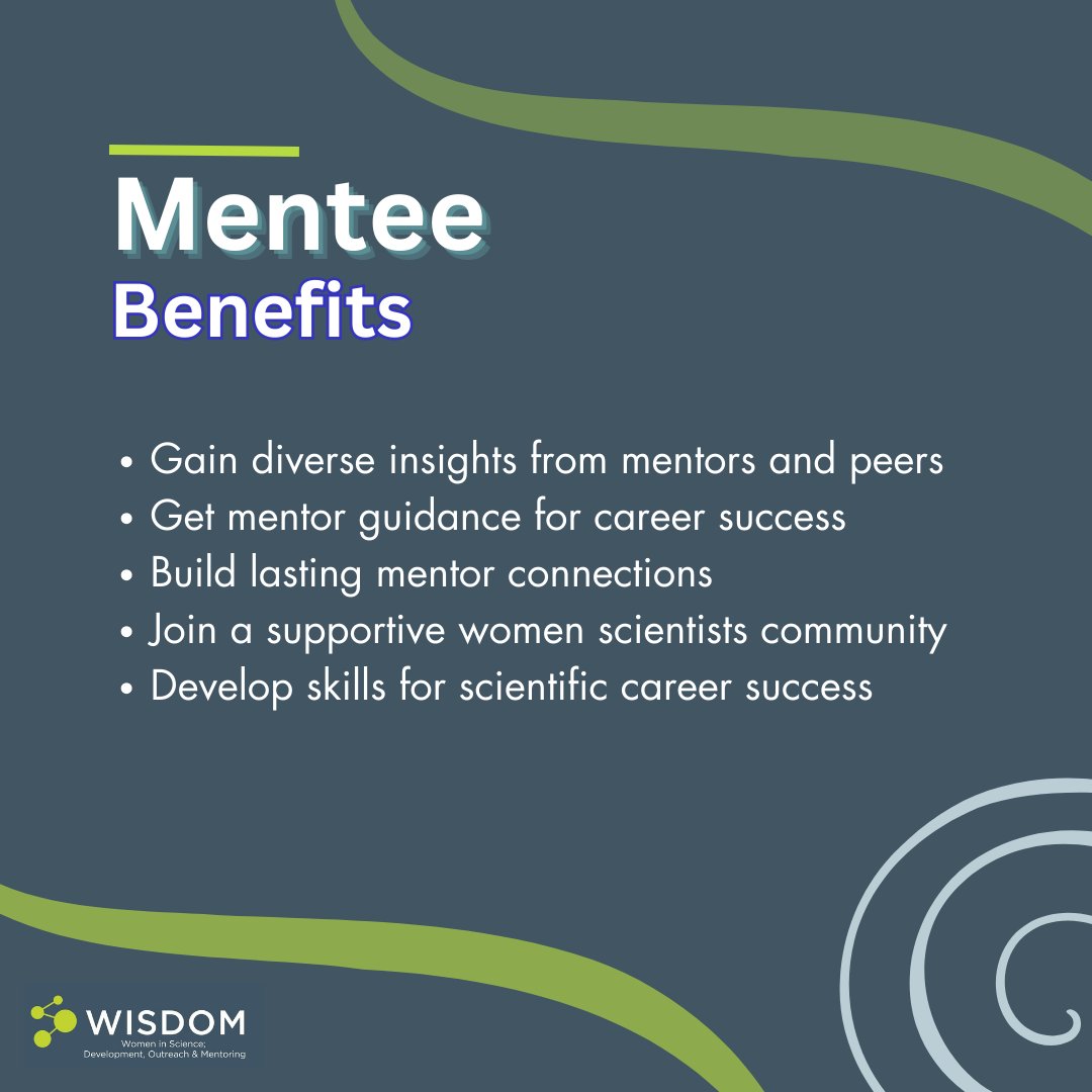 Just a few days left to join the WISDOM mentorship program as a mentee and get paired with your chosen mentor! Don't miss out – register by April 15th! Link in bio. #WISDOMMentorship #WISDOM