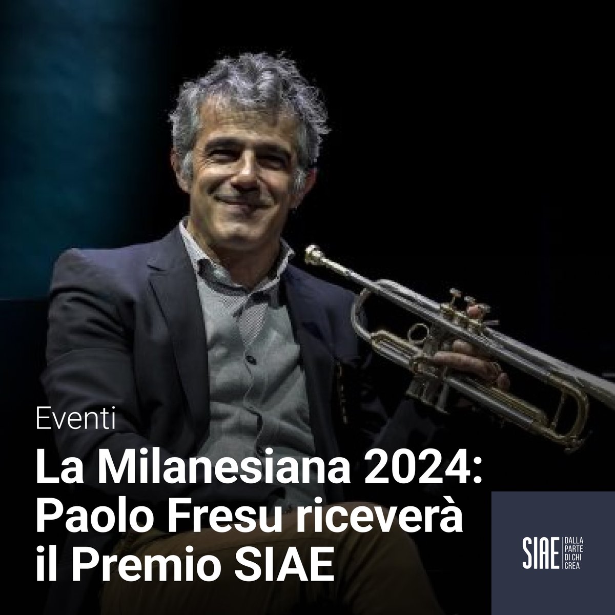 Presentata la 25esima edizione @LaMilanesiana : 200 ospiti, 70 appuntamenti, 25 città! Il 20 maggio apre il programma Paolo Fresu, che riceverà il Premio SIAE/La Milanesiana. Scopri di più >>> siae.it/it/notizie/lam… #laMilanesiana #siae #dallapartedichicrea