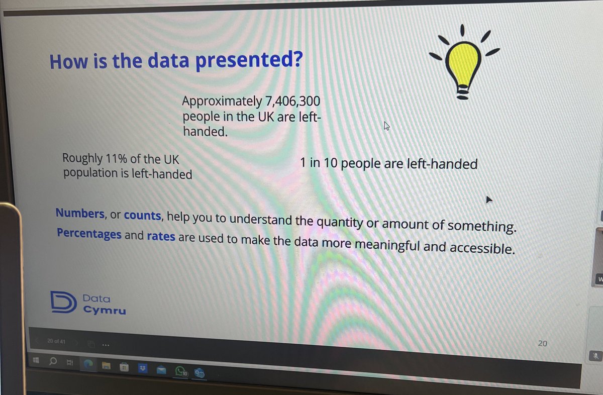 FikayomiIlori's tweet image. I really enjoyed the training today by @DataCymru2018 “Using Data in a Youth Work Setting”. Very interactive and informative. Thank you! @SwanseaMAD