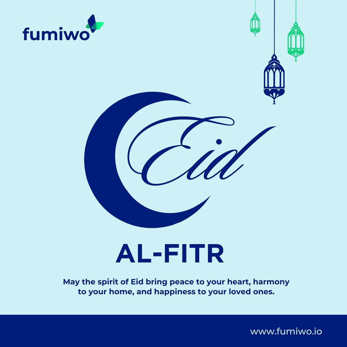 Happy Eid al fitr from Fumiwo 

#CreditScoringSolutions
#FinancialInnovation
#DataDrivenDecisions
#B2BFintech
#CreditRiskManagement
#SmartLending
#FintechInnovation
#CreditScoring
#ResponsibleLending 
#DataPrivacy