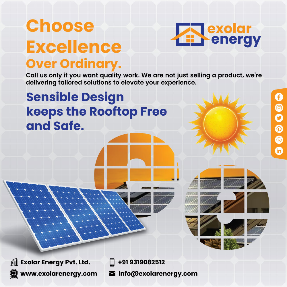 Choose  excellence over ordinary..

📷 +91 9319082512
📷 info@exolarenergyproject.com
 📷 exolarenergy.com

#exolarenergy #solarpanelspanels #SolarEnergy #SolarPower #RenewableEnergy #solarsolutions #SolarEPC #SolarProducts #rooftopsolar #rooftopsolarpanels