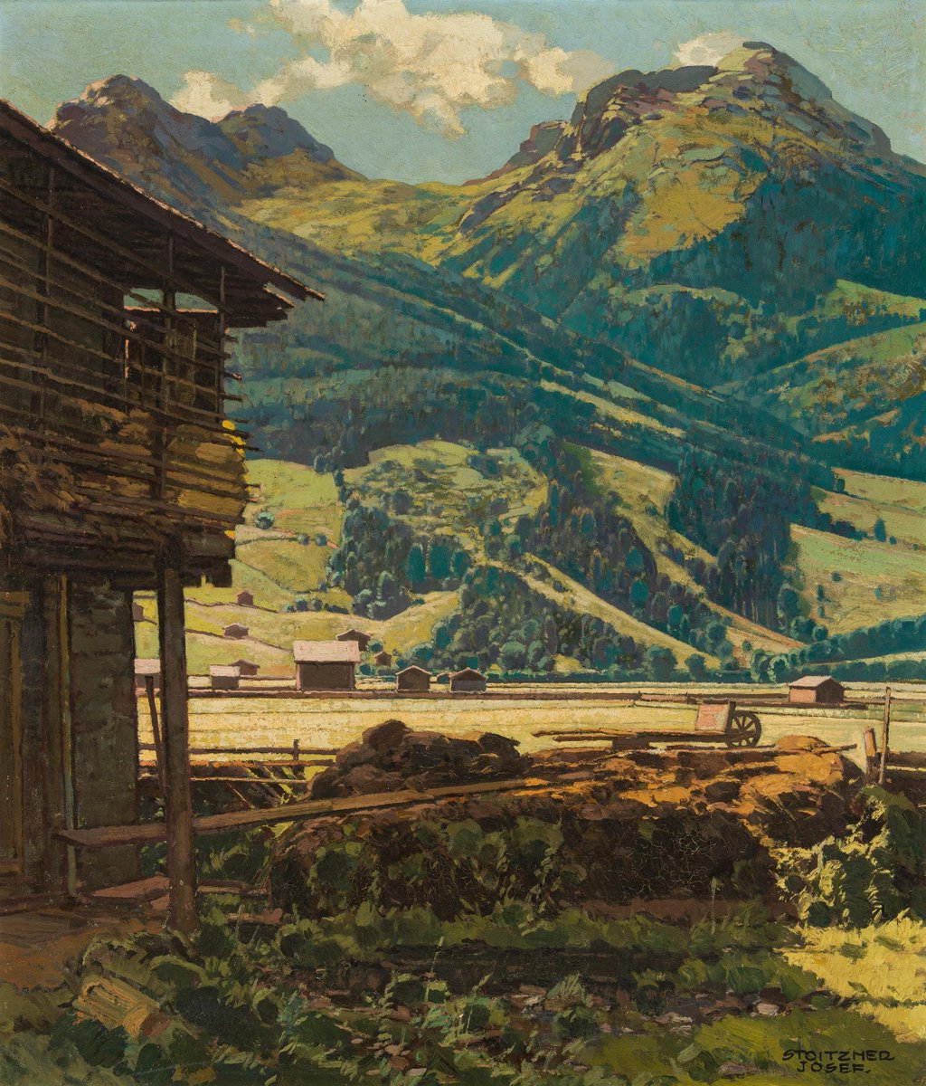 The extraordinary mountain landscapes of the Austrian painter Josef Stoitzner (1884–1951)