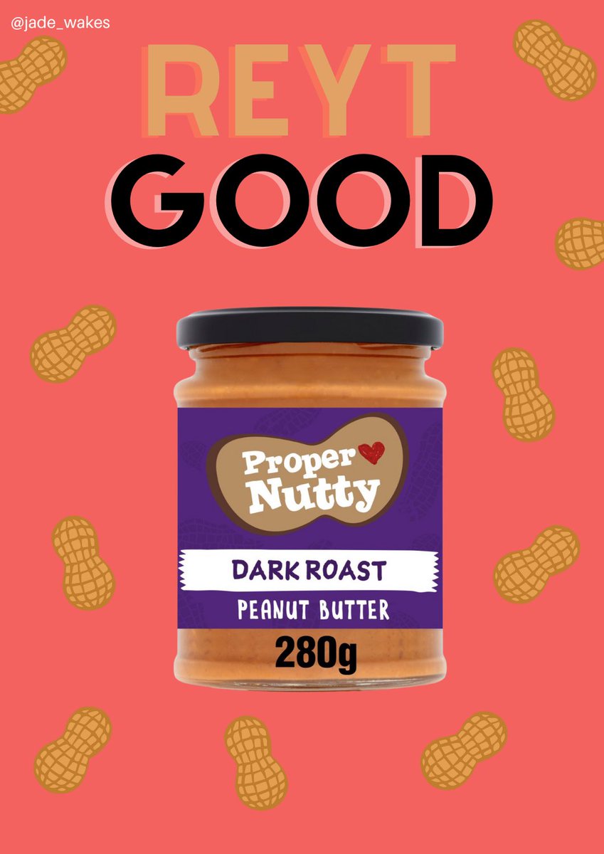 One Minute Brief of the Day <a href="/OneMinuteBriefs/">One Minute Briefs ⏱️</a>
Create posters to shout across social media about <a href="/Proper_Nutty/">Proper Nutty</a>'s brand new 'Dark Roast' flavour! #ProperNutty 🥜 

Reyt Good