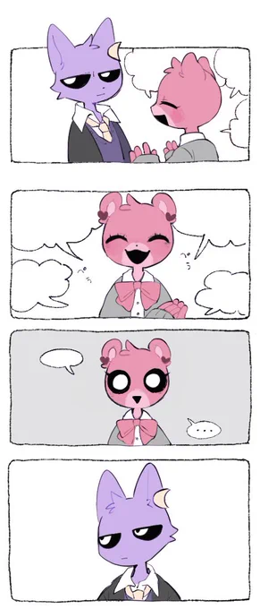 #SmilingCrittersFanart
不器用な猫(ノーマルカプ) 
