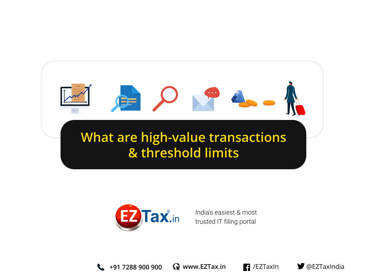 Learn High value transaction limits for Income Tax Compliance to know in advance and plan accordingly and to avoid an IT Notice.

eztax.in/high-value-tra…

#eztax #SFT #IncomeTax #Compliance #Planning