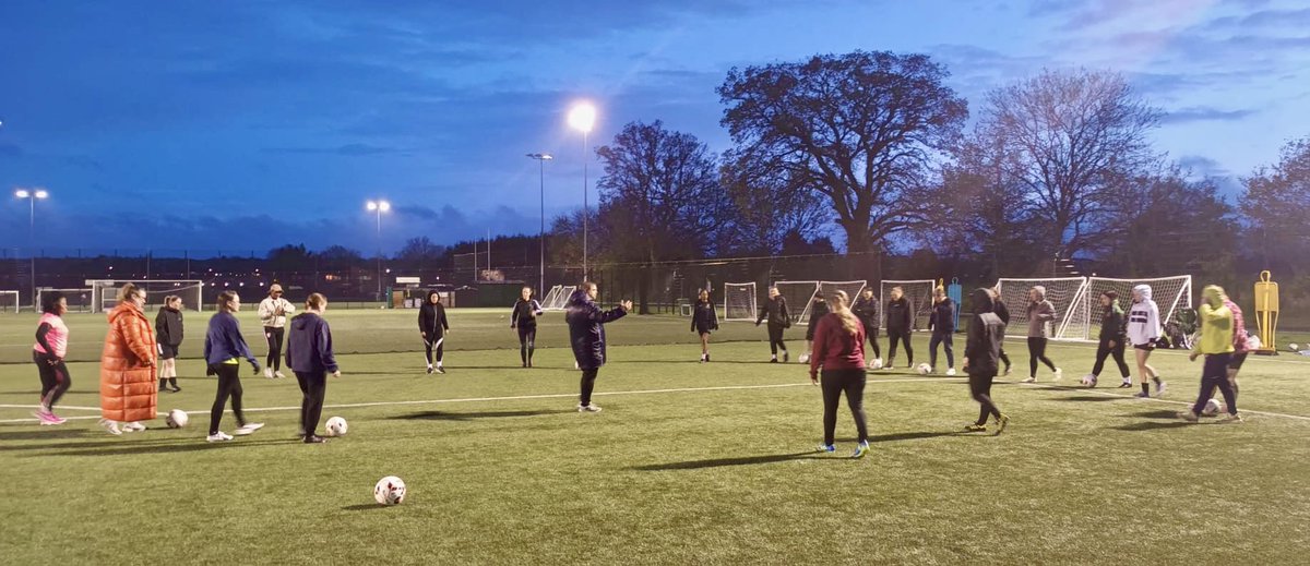 Amazing start to our 12 week womens #mentalhealth #football programme with @CAFCTrust. Over 30 participants coming together to improve their #mentalfitness & play the sport they love ❤️ This is our designated programme in support of the brilliant @HerGameToo 💻 To find out