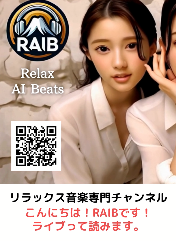 akiyou2's tweet photo. はじめてショート動画をつくり、アップしました。
見てやってくださいまし。37秒。

Relax AI Beats Open! [RAIB] 　#opening  #raib #relaxing https://t.co/QjHiPnKkDx @YouTubeより 

#Canva #ChatGPT #RAIB #リラックス #AdobePhotoshop https://t.co/6pUCATSatm