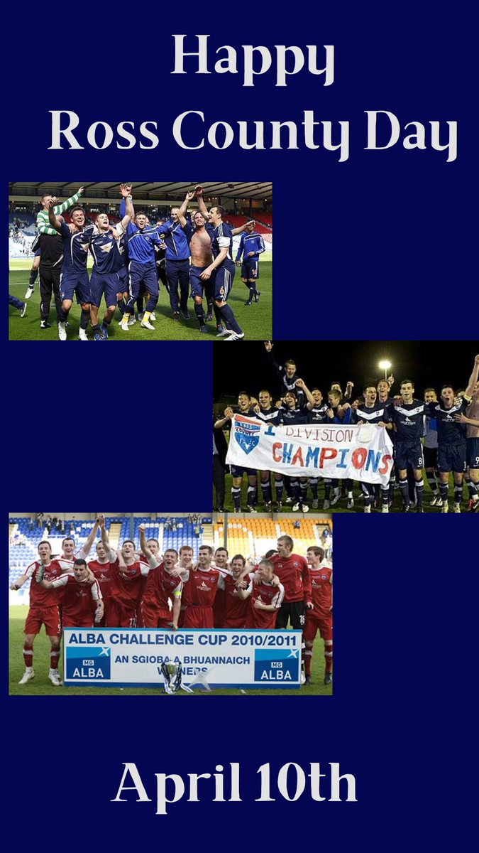Best wishes Ross county fans 🦌💙