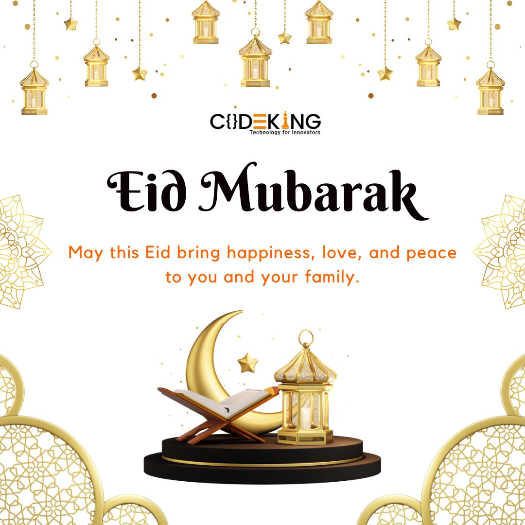 Celebrating the joy and blessings of Eid ul Fitr! May this special day bring happiness, peace, and countless reasons to smile. Cheers to new beginnings! 🌙✨ . . #Eid #EidUlFitr2024 #eidmubarak #eid2024 #eidcelebrations #happyeid #Ramadan #ramadanvibes #ramadan2024 #codeking