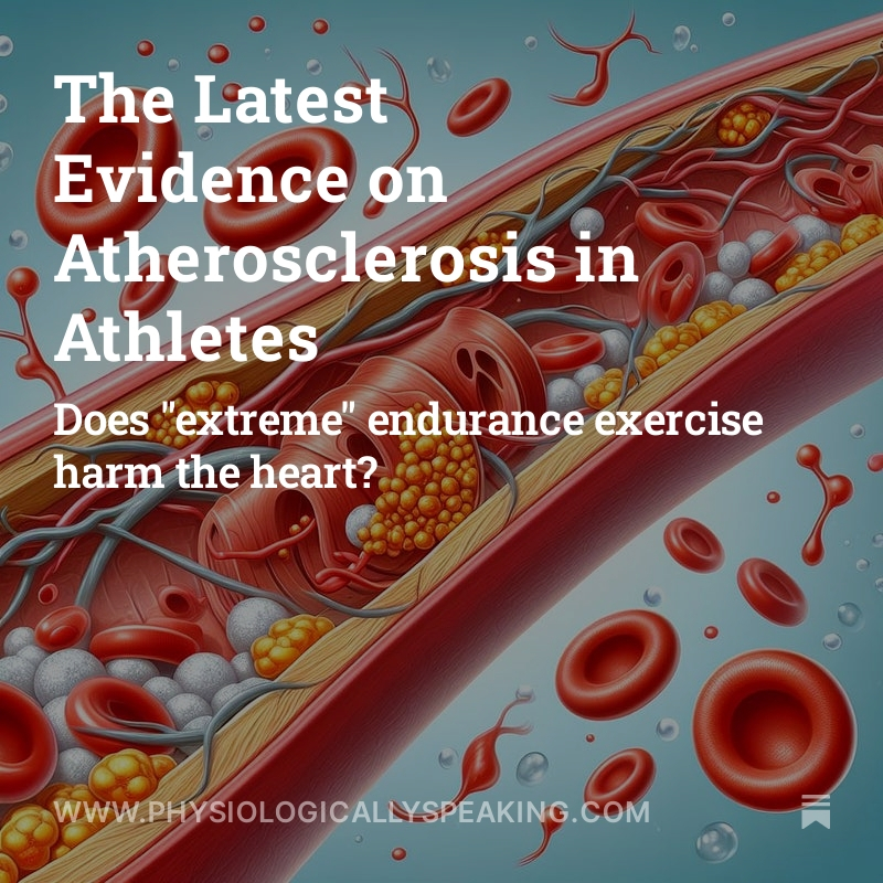 New post is up! The Latest Evidence on Atherosclerosis in Athletes Does 'extreme' endurance exercise harm the heart? Link in bio.