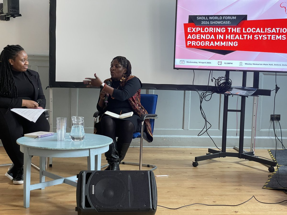 “The global community is coming with this ‘#localisation’ term because trying to impose their own agenda failed. Communities have always known the solutions - WRA has been pushing this agenda since 1999. Let’s Ask. Listen. Act to accelerate progress!” @angienguku #skollwf