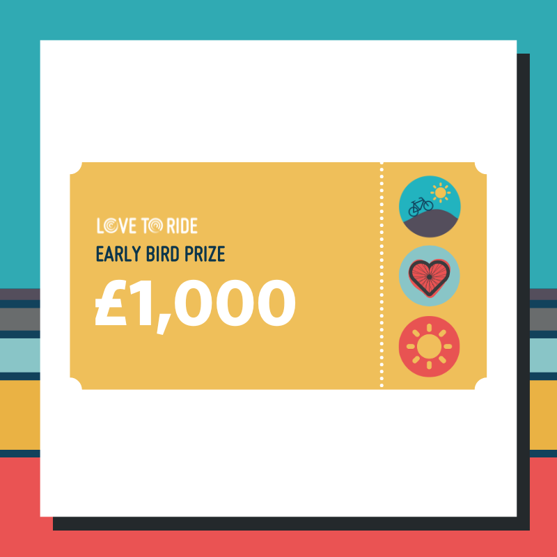 We've teamed up with our friends @lovetoride again for another challenge in May, Bike Month. If you register for the challenge before May 1, you'll be entered into Love to Ride's competition to win £1000!