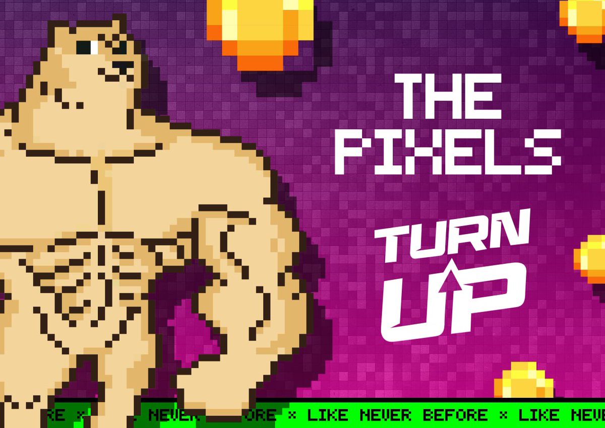 The Pixels (@thepixelsbot) on Twitter photo 🤝 <a href="/thepixelsbot/">The Pixels</a> is thrilled to partner with <a href="/GoTurnUp/">Official TURNUP Account Migrated To: @TURNUPDOTXYZ</a>
<a href="/GoTurnUp/">Official TURNUP Account Migrated To: @TURNUPDOTXYZ</a> is enabling Web3 gaming with friends, introducing an innovative new genre: Social GameFi
Thursday, April 11th; 1PM EST / 1AM HKT
x.com/i/spaces/1dRKZ…
25K $LFG Giveaway To Celebrate
intract.io/quest/6614a2a5… 🤝 <a href="/thepixelsbot/">The Pixels</a> is thrilled to partner with <a href="/GoTurnUp/">Official TURNUP Account Migrated To: @TURNUPDOTXYZ</a>
<a href="/GoTurnUp/">Official TURNUP Account Migrated To: @TURNUPDOTXYZ</a> is enabling Web3 gaming with friends, introducing an innovative new genre: Social GameFi
Thursday, April 11th; 1PM EST / 1AM HKT
x.com/i/spaces/1dRKZ…
25K $LFG Giveaway To Celebrate
intract.io/quest/6614a2a5…
