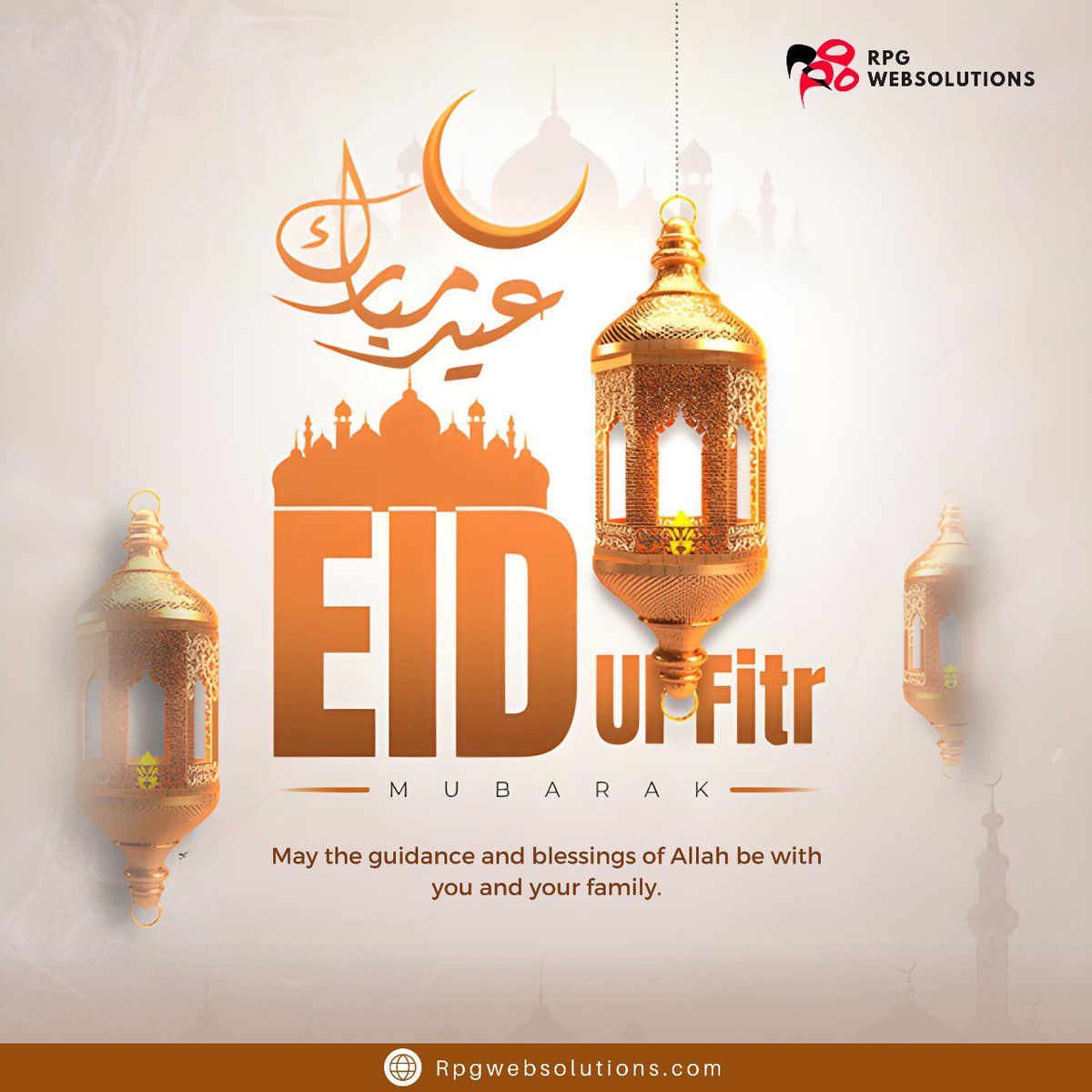 #EID Mubarak from RPG Websolutions! 🌙✨
May this joyous occasion bring you peace, prosperity, and endless blessings. 

#EIDMubarak #EidMubarak #Eid2024 #BlessingsOfEid #EidCelebration #EidWishes #EidAlFitr #EidGreetings #EidHappiness #EidJoy #EidDay #EidMoments #rpgwebsolutions