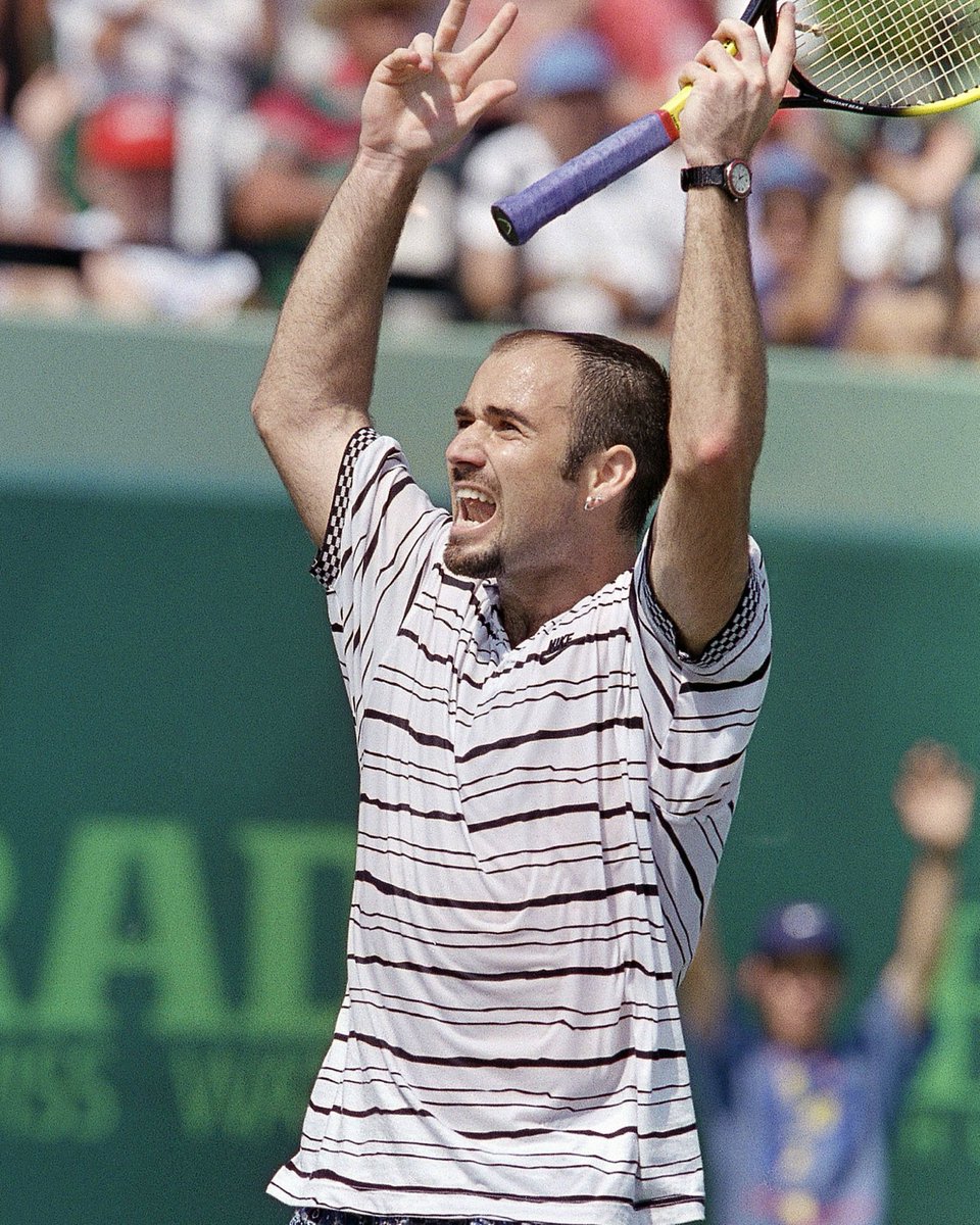 On this day in 1995, Andre Agassi became World No. 1 for the first time!