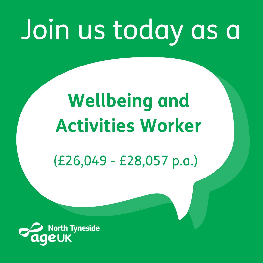 You will work in prisons across the Northumberland and Durham area and deliver activity and social sessions to support the wellbeing of older people 💙 Join our team and make a difference today 👉 ageuk.org.uk/northtyneside/… #Recruitment #CharityJobs #NorthTyneside @AgeUKNorthumber