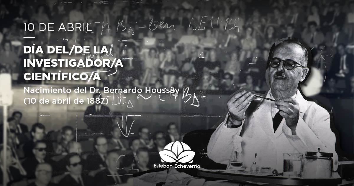 ¡Feliz Día del/de la Investigador/a Científico/a para los/as profesionales de #EstebanEcheverría! Hoy celebramos su día en honor al Premio Nobel de Medicina, Dr. Bernardo Houssay, médico argentino de destacada trayectoria. ¡Muchas gracias por su trabajo y dedicación!