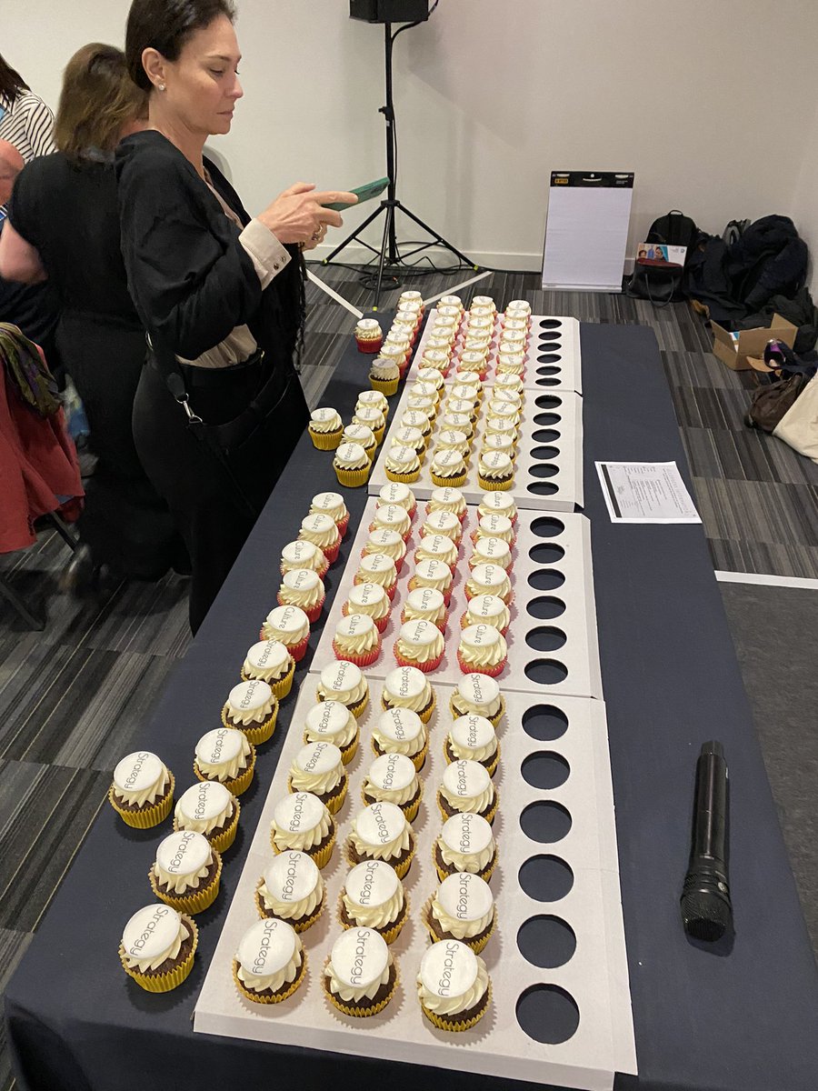 Does an improvement and strategy culture eat a strategy for breakfast? We’re finding out today hosting a joint day with <a href="/OUHospitals/">OUH</a> and <a href="/UHSFT/">University Hospital Southampton 💙</a> at the IHI forum #Quality2024 which cupcake would you choose? <a href="/gailbyrneuhs/">Gail Byrne</a> <a href="/katepryde/">kate pryde💙</a> <a href="/UHSimprove/">UHS Transformation Team</a>