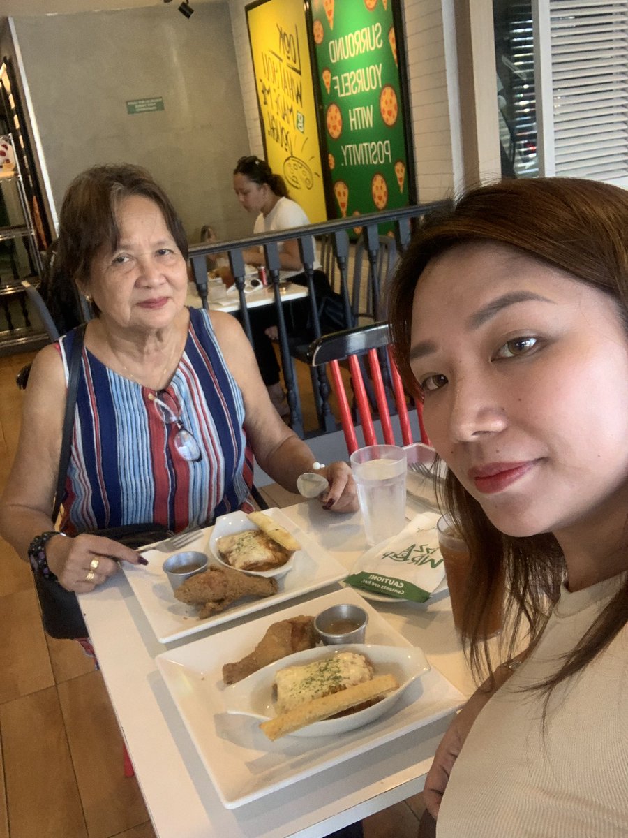 nathalazy's tweet photo. Date with mah mom! 🥰🤍 sauna ako iyang e treat ug kaon sa gawas, karon ako na mo treat niya😂 ily ma😘😘 https://t.co/s1vsTDogGX