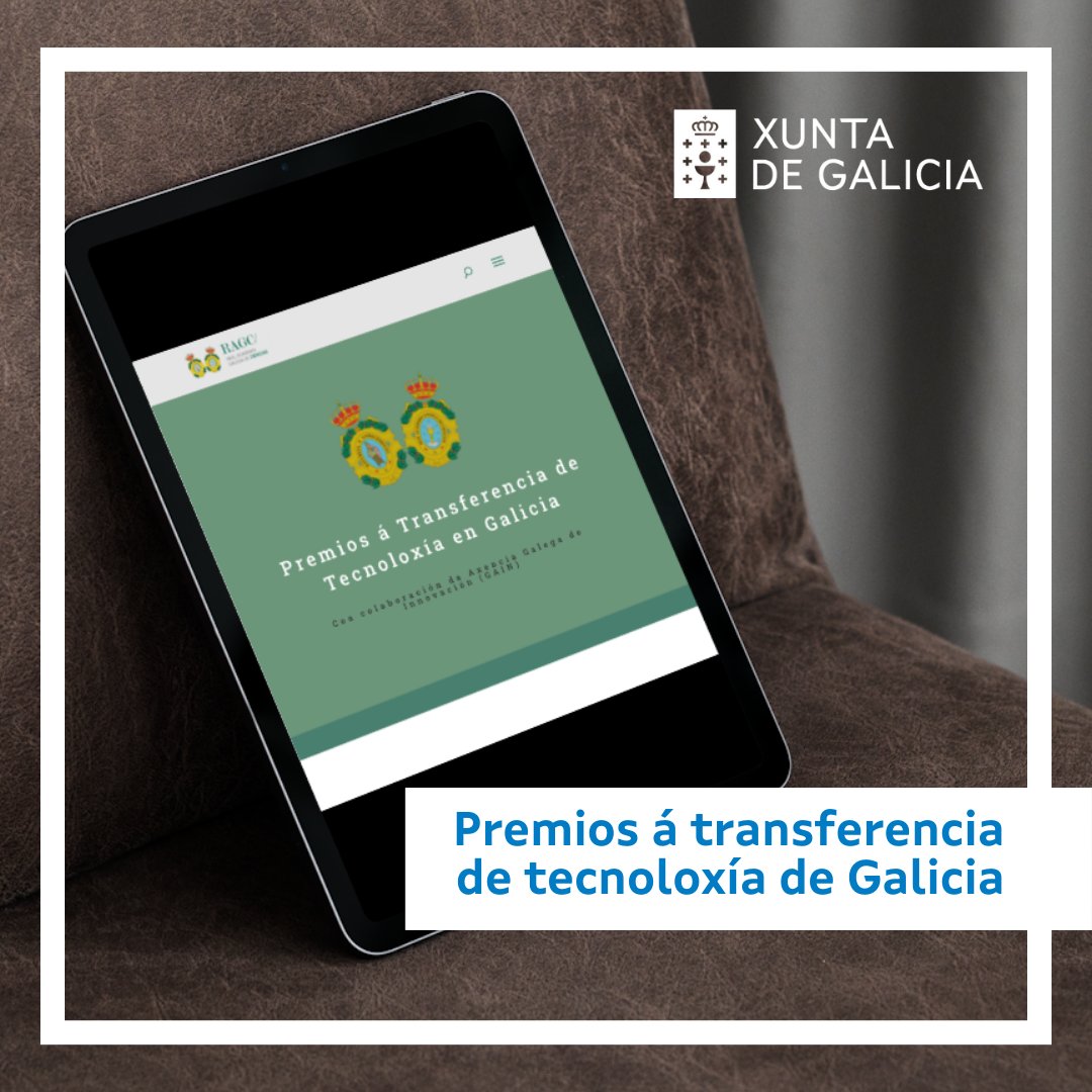 🔬 Coa colaboración da @Xunta, a @RAGalegaCiencia convoca os 10º Premios á Transferencia de Tecnoloxía en Galicia 2024. 🎖️Os galardóns recoñecen o traballo do persoal investigador e das empresas que apostan pola transferencia de coñecemento. 🔗ragc.gal/gl/premios_tra…