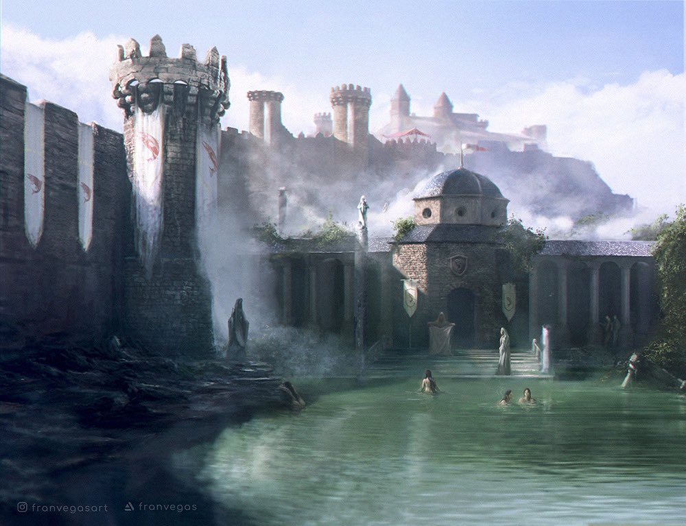 fvegasart's tweet image. Hi #PortfolioDay my name is Fran and I am digital artist. I’ve illustrated fantasy books for @GRRMspeaking @westerosorg @LordGrimdark @scottlynch78