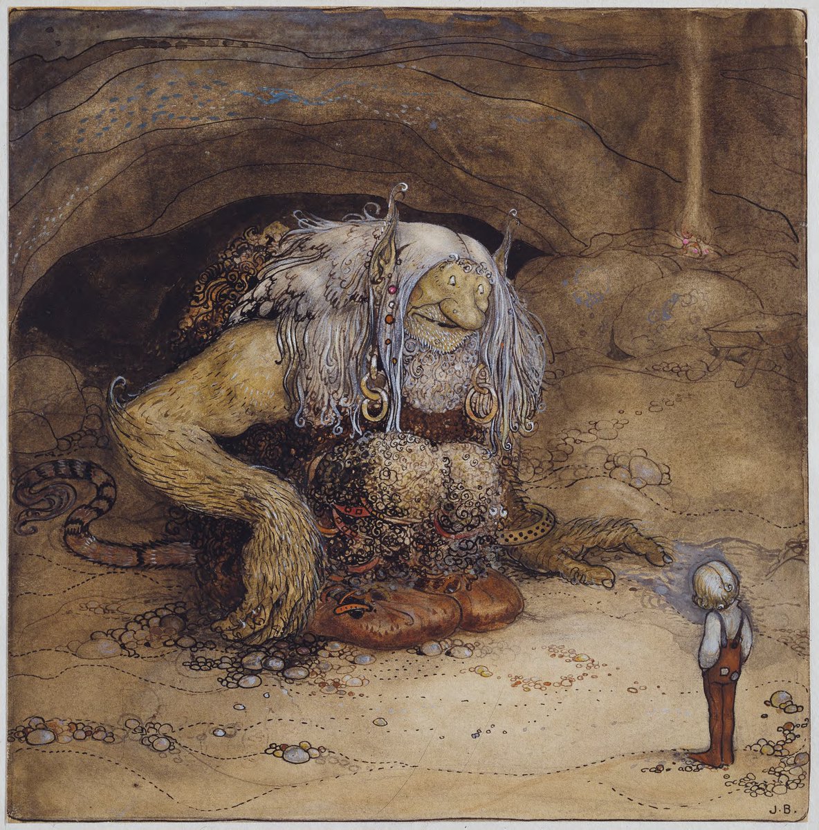 This painting is over 100 years old.

It was made by a Swedish illustrator called John Bauer, one of the most important artists you've never heard of.

His revolutionary art influenced everything from graphic novels to animated films to video games, and here's why...