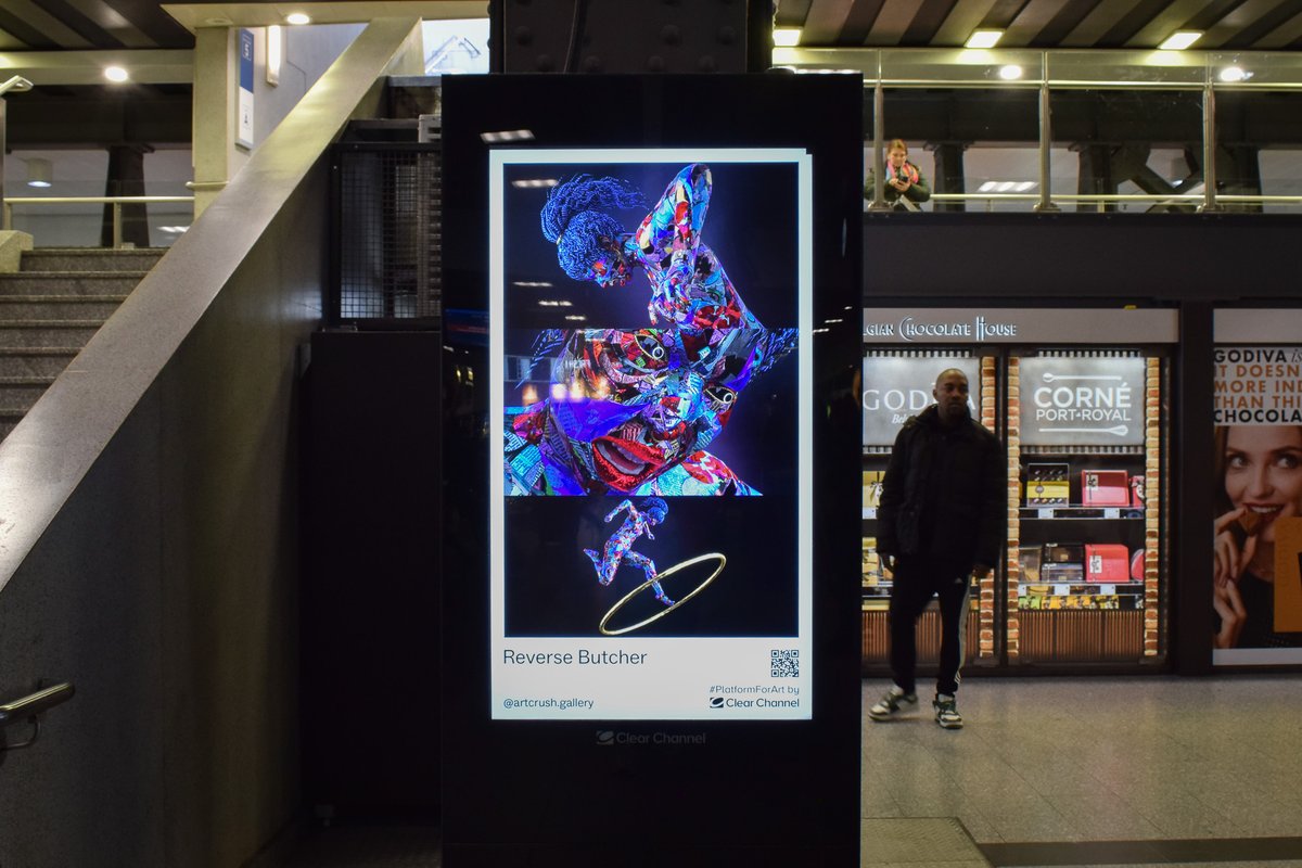 It was pretty exciting to have my art exhibited across 780 screens in Belgium (Mar 26-Apr 1)! Thanks to @artcrushgallery, @clearchannelbel for feat. my work, & special thanks to curators Trina, Odile, @Arthemort & @GTSewell for including me in the campaign. #PlatformForArt