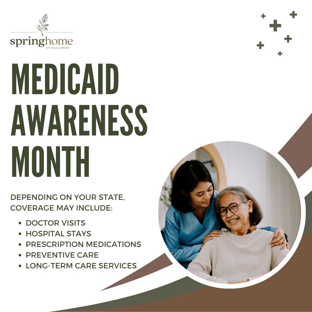 Did you know that April is Medicaid Awareness Month? At Spring Home, we are dedicated to raising awareness about the importance of accessible healthcare and the impact Medicaid has on the lives of millions. 

#MedicaidAwarenessMonth #SpringHome #Medicaid