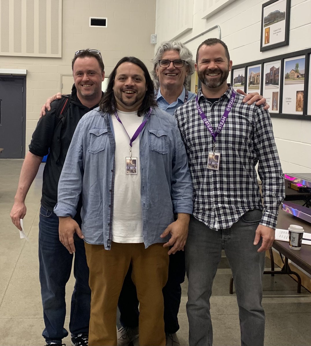Great to run into these gentlemen at Mine Craft STEAM Day <a href="/LoyolaHawksOak/">St. Ignatius of Loyola C.S.S</a>   <a href="/HCDSB/">Halton Catholic DSB</a> <a href="/lclightmilton/">Lumen Christi</a>