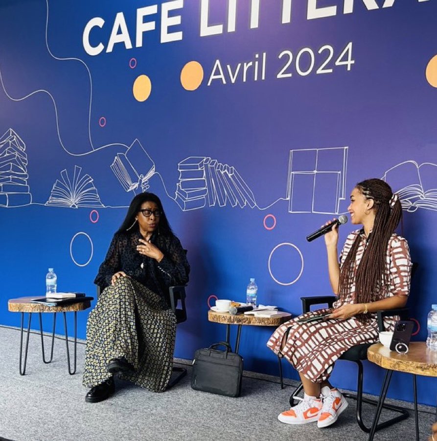 Pouvoir animer un café littéraire #kwibuka30 avec son autrice préférée 🙏🏽💙 Madame Scholastique Mukasonga, ou la mémoire de nos mères.