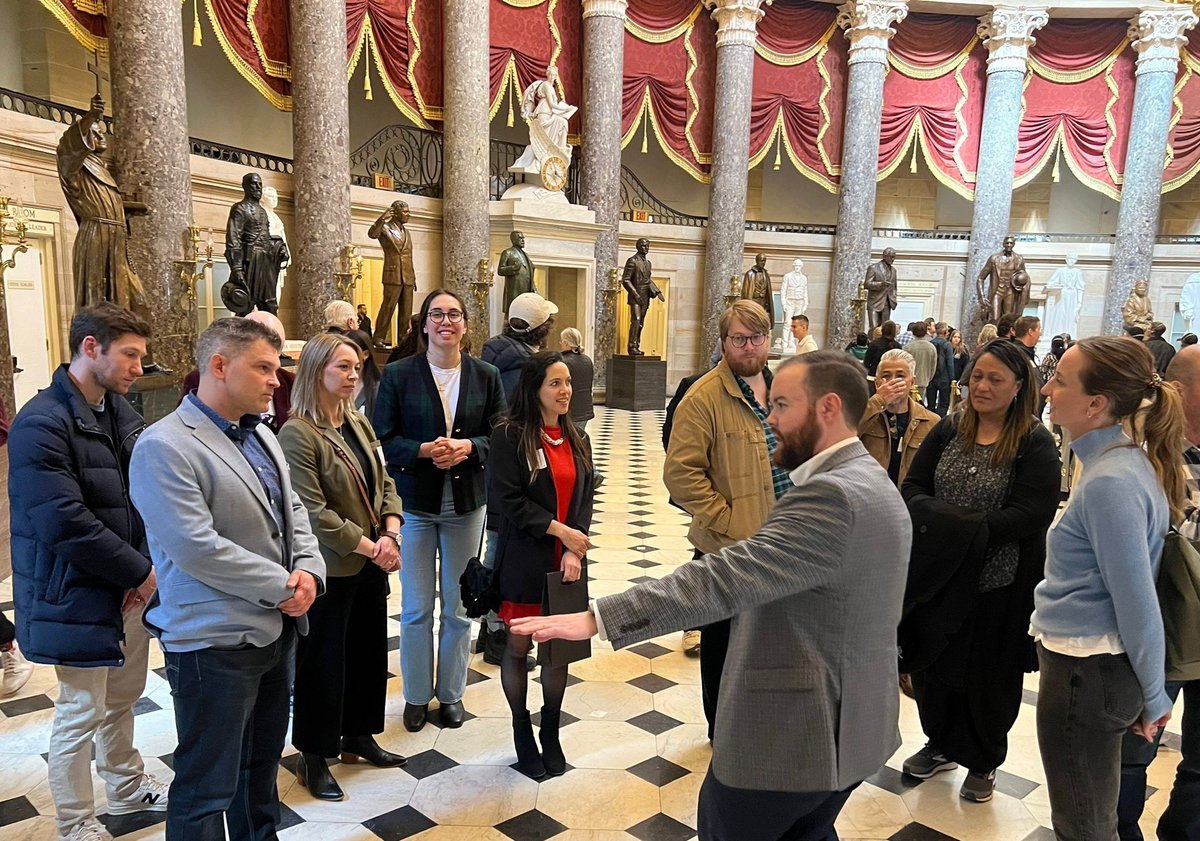 New Zealand Embassy staff from the Ministry of Foreign Affairs & Trade were pleased to join with @CapitolHistory for an informative tour of the US Capitol last week. Lots of great history on show in the heart of US democracy 🇳🇿🇺🇸🏛️