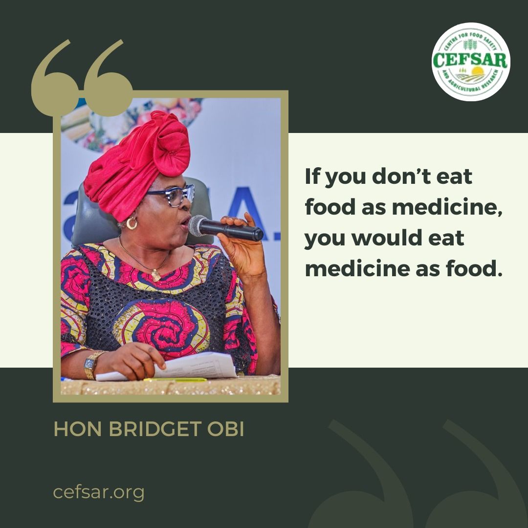 Honourable Bridget Obi speaks on solutions that will drastically reduce the challenges farmers are facing in their bid to make healthy food available globally. 

youtu.be/s8iOlvmcwWo?si…

#cefsar #gmofoods #foodsafety