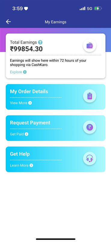 🎉The amount of earnings on CashKaro is truly impeccable

⏩One of my friends shared his earnings here. It's a cumulative earnings of last 4 years

📌CashKaro  link
cashk.app.link/0mSthRZEwzb

📌Earnkaro link 
topdeal.app.link/OJvvlCWPwzb

📌These two r must enrol super apps for all