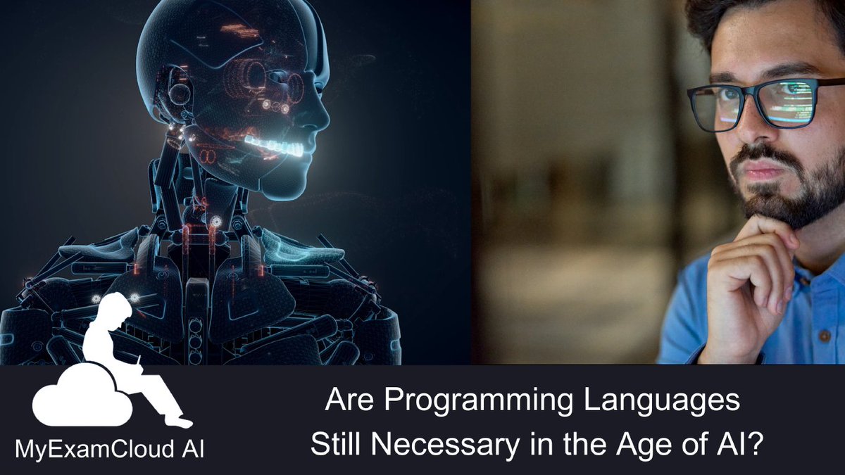 Are Programming Languages Still Necessary in the Age of AI? linkedin.com/pulse/programm… #myexamcloud #java #python #ai #artificialintelligence #devops #software #coding #developer #machinelearning #javaprogramming #pythonprogramming #aws #gcp #freshers #collegestudents