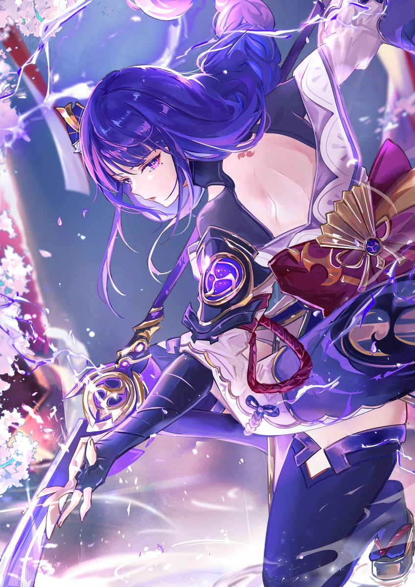 Henta1_waifu's tweet photo. Raiden Shogun💜 https://t.co/TzsKYg2Wkm